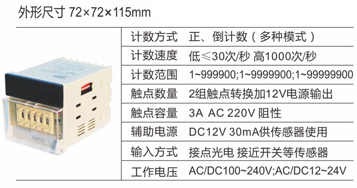 JDM15-4/JDM15/JDM15B电子计数器