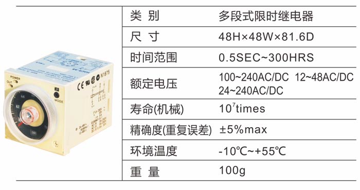 H3CR-A/A8时间继电器